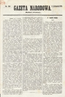 Gazeta Narodowa (wydanie wieczorne). 1870, nr 284