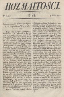 Rozmaitości : oddział literacki Gazety Lwowskiej. 1823, nr 28