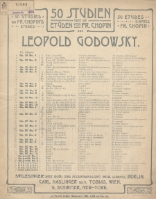 50 Etudes d'apres Fr. Chopin. 32, Op. 25 No. 4 Zweite Bearbeitung