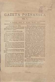 Gazeta Poznańska. 1811, Nro. 61 (31 lipca) + dod.