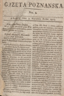 Gazeta Poznańska. 1815, Nro. 2 (7 stycznia) + dod.