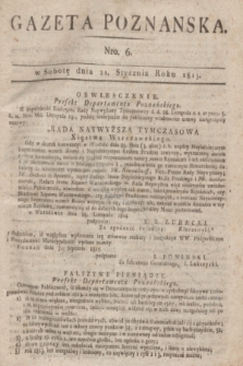 Gazeta Poznańska. 1815, Nro. 6 (21 stycznia) + dod.