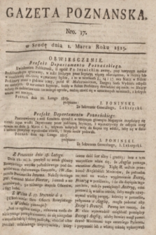 Gazeta Poznańska. 1815, Nro. 17 (1 marca) + dod.