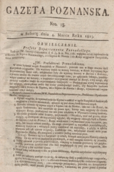 Gazeta Poznańska. 1815, Nro. 18 (4 marca) + dod.