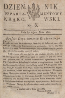 Dziennik Departamentowy Krakowski. 1812, Nro 6 (5 lipca) + wkładka