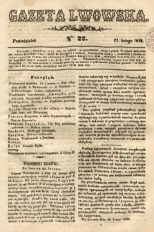 Gazeta Lwowska. 1848, nr 22