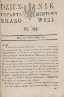 Dziennik Departamentowy Krakowski. 1816, Nro 199 (29 marca)