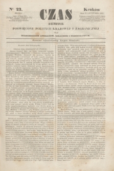 Czas : dziennik poświęcony polityce krajowej i zagranicznej oraz wiadomościom literackim, rolniczym i przemysłowym. [R.1], nr 23 (29 listopada 1848)
