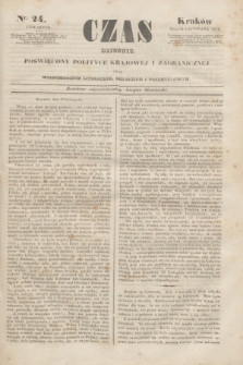 Czas : dziennik poświęcony polityce krajowej i zagranicznej oraz wiadomościom literackim, rolniczym i przemysłowym. [R.1], nr 24 (30 listopada 1848)