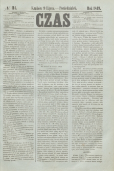 Czas. [R.2], № 114 (9 lipca 1849)
