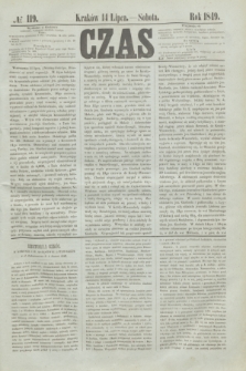 Czas. [R.2], № 119 (14 lipca 1849)
