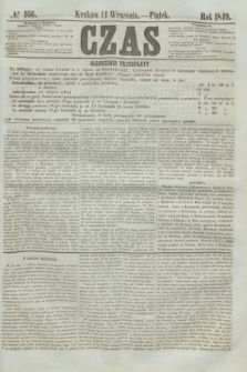 Czas. [R.2], № 166 (14 września 1849)