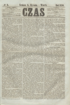 Czas. [R.3], № 6 (8 stycznia 1850)