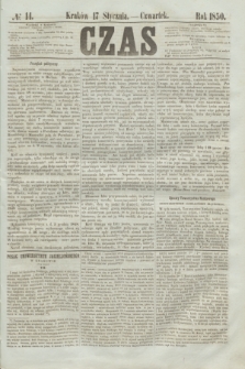 Czas. [R.3], № 14 (17 stycznia 1850)