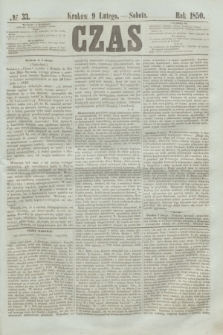 Czas. [R.3], № 33 (9 lutego 1850)