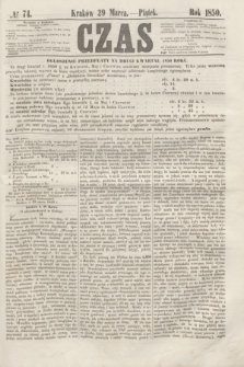 Czas. [R.3], № 74 (29 marca 1850)