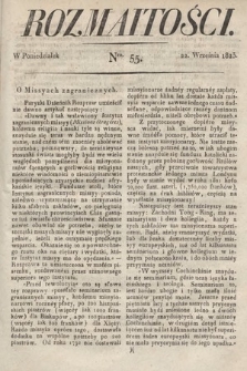 Rozmaitości : oddział literacki Gazety Lwowskiej. 1823, nr 55