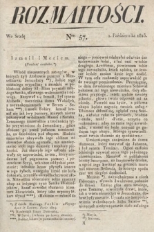 Rozmaitości : oddział literacki Gazety Lwowskiej. 1823, nr 57
