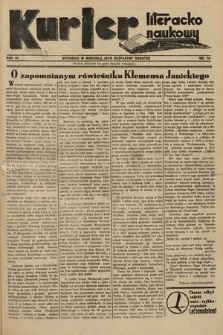 Kurjer Literacko-Naukowy. 1935, nr 18