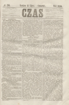 Czas. [R.3], № 156 (11 lipca 1850)