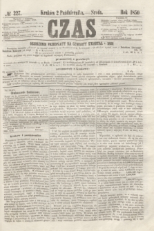 Czas. [R.3], № 227 (2 października 1850)