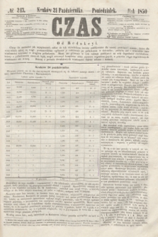 Czas. [R.3], № 243 (21 października 1850) + dod.