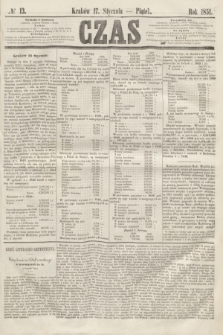 Czas. [R.4], № 13 (17 stycznia 1851)