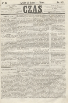 Czas. [R.4], № 46 (25 lutego 1851)
