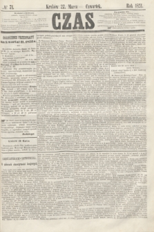Czas. [R.4], № 71 (27 marca 1851)