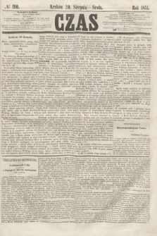 Czas. [R.4], № 190 (20 sierpnia 1851)