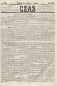 Czas. [R.4], № 199 (30 sierpnia 1851)
