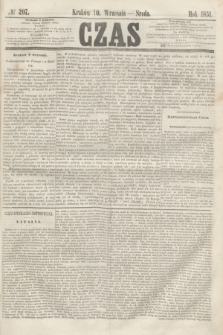 Czas. [R.4], № 207 (10 września 1851)