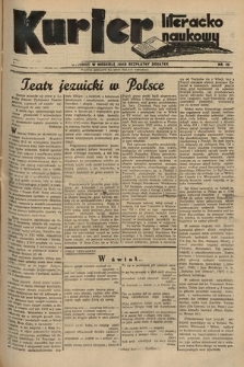 Kurjer Literacko-Naukowy. 1935, nr 29