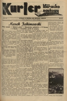 Kurjer Literacko-Naukowy. 1935, nr 30