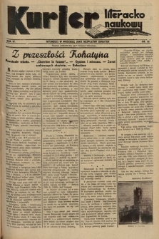 Kurjer Literacko-Naukowy. 1935, nr 32