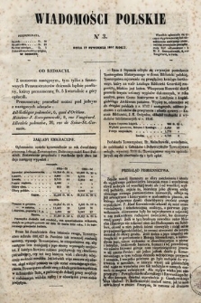 Wiadomości Polskie. R. 4, 1857, nr 3