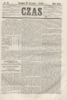 Czas. [R.6], № 14 (19 stycznia 1853)