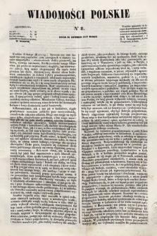 Wiadomości Polskie. R. 4, 1857, nr 8