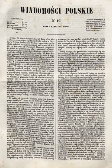 Wiadomości Polskie. R. 4, 1857, nr 10
