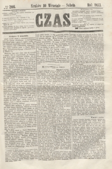 Czas. [R.6], № 206 (10 września 1853) + dod.