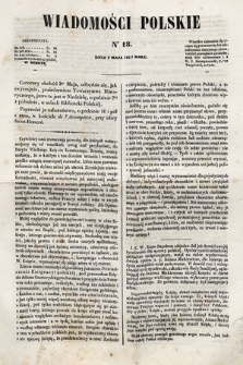 Wiadomości Polskie. R. 4, 1857, nr 18