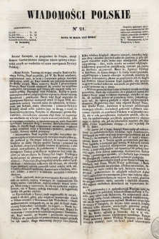 Wiadomości Polskie. R. 4, 1857, nr 21