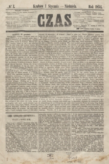 Czas. [R.7], № 1 (1 stycznia 1854)