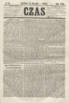 Czas. [R.7], № 11 (14 stycznia 1854)