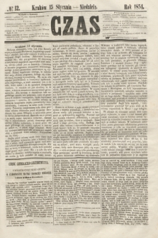 Czas. [R.7], № 12 (15 stycznia 1854) + dod.