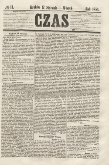 Czas. [R.7], № 13 (17 stycznia 1854)