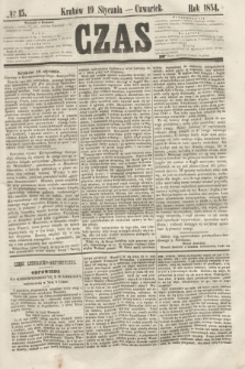 Czas. [R.7], № 15 (19 stycznia 1854)