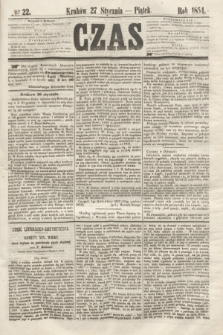 Czas. [R.7], № 22 (27 stycznia 1854)