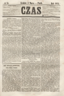 Czas. [R.7], № 51 (3 marca 1854)