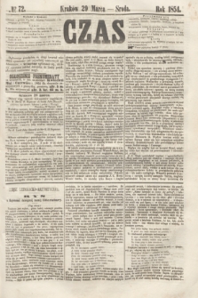 Czas. [R.7], № 72 (29 marca 1854)